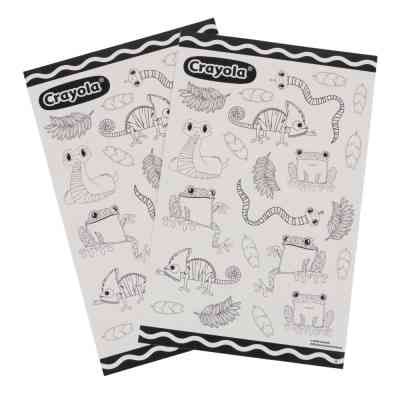 Набор для творчества Crayola Раскраски-наклейки Рептилии в тропическом лесу С карандашами (15754-A) Винница