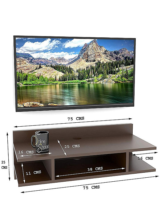 Полиця для роутера "Пайде" мокко Миколаїв - фото 5