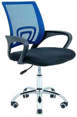 Офісне Крісло Керівника Richman Spider Сітка Черно-синій Київ