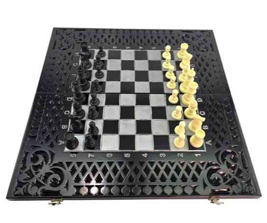 Шахматы шашки нарды резные дерево Киев