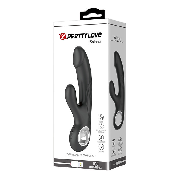 Вибратор - Pretty Love Selene Vibrator Black Sex Aura Киев - изображение 9