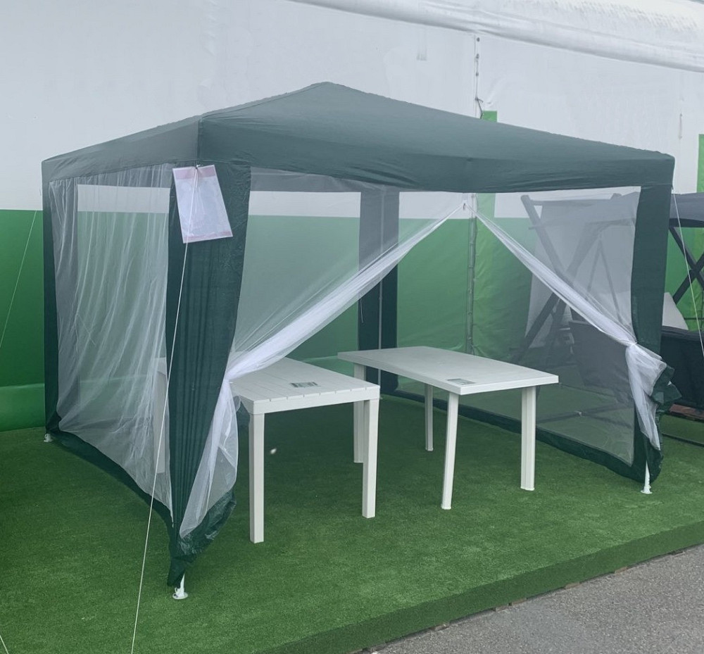 Павільйон садовий з москітною сіткою 3х3 м. Київ - фото 2