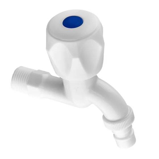 Кран для поливу Plamix Mono-002 білий   ( PM0018 ) 26963 Харків