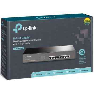 Коммутатор сетевой TP-Link TL-SG1008MP Винница