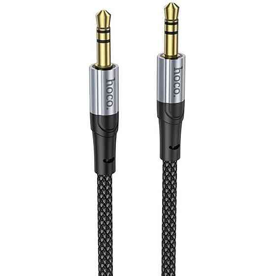 Аудiо кабель HOCO UPA26 AUX Fresh audio cable, 1m Black 6942007608800 Одеса