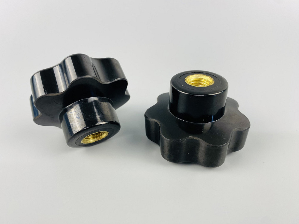 Наконечник важеля універсальний М10, D47 (чорний), латунна втулка різь внутрішня М10 Мукачево - фото 3