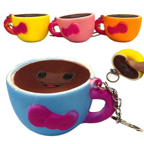 Брелок сквиши Чашка кофе 5 шт Киев - изображение 1