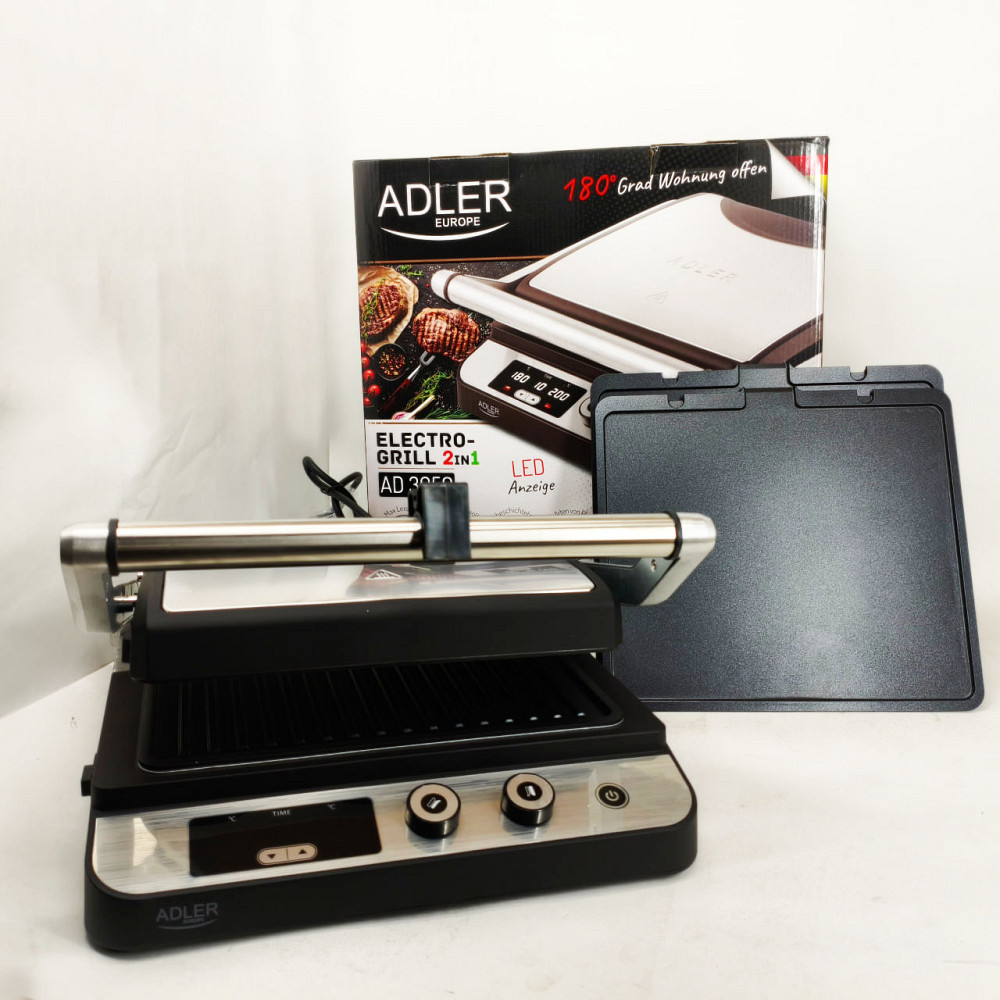 Кухонний гриль для м'яса, Сендвічниця з антипригарними панелями, Гриль контактний побутовий PJ-22 Львів - фото 10