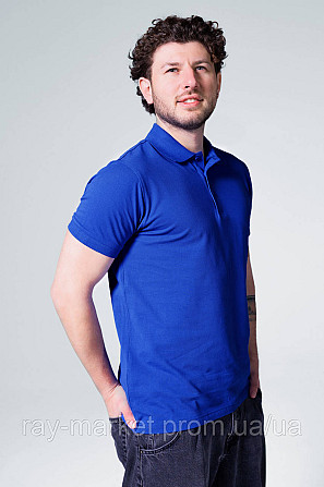 Поло классическое Stedman Lux Polo мужское васильковое (ST9060-BRR) XXL Киев - изображение 3