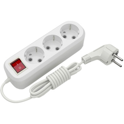 Сетевой удлинитель Electrum C-ES-1795 3.0m, 5 роз, white (C-ES-1795) Винница - изображение 1