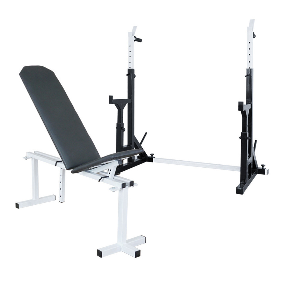 Скамья регулируемая для жима 30 на 30 мм + Стойки со страховкой 40 на 40 мм с брусьями и штырями под блины Киев - изображение 2