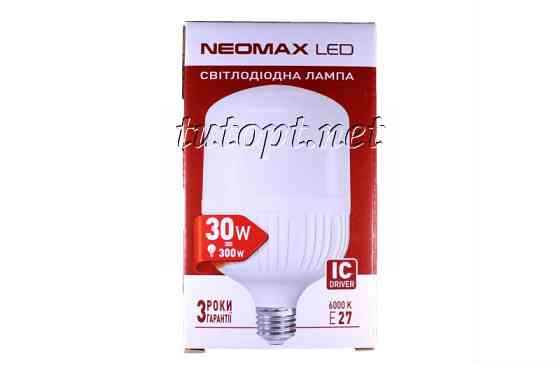 Світлодіодна LED лампочка neomax 30W NX30L E27 6000K Дніпро