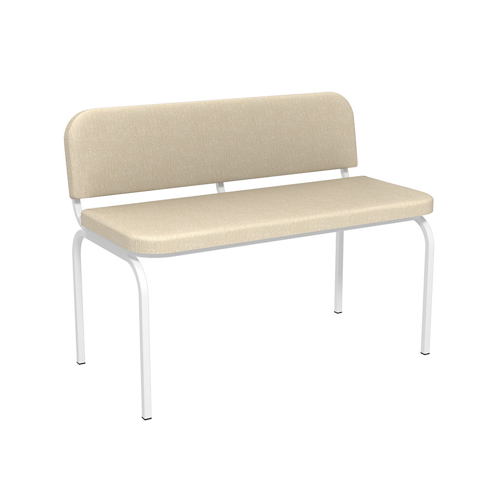 Банкетка медична зі спинкою БК-4 бежева Дніпро - фото 1