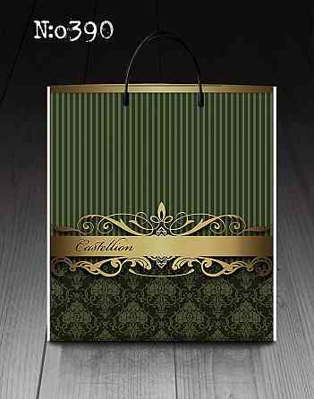 Пакет-сумка 40х45 з пластиковою ручкою  