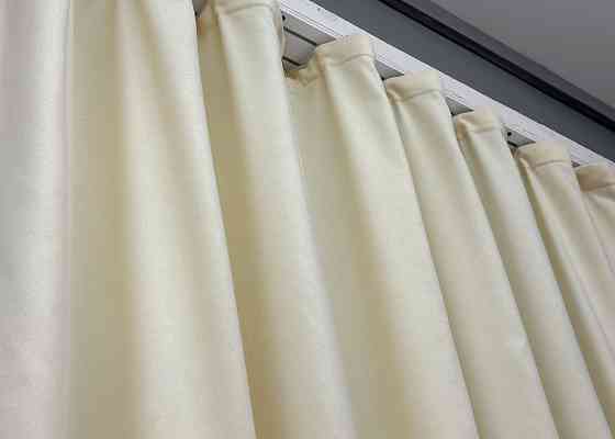 Шторна тканина мікровелюр Petek колір молочний 1830ш Київ