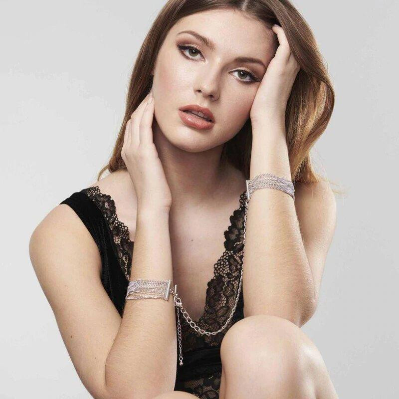 Браслеты-наручники MAGNIFIQUE Bijoux Indiscrets, серебристые Sex Aura Киев - изображение 1