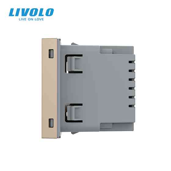 LIVOLO Механізм світильник для сходів підлоги, золотий, 2700K, 220В, 0.35Вт Livolo (VL-FCL1-2AP Киев