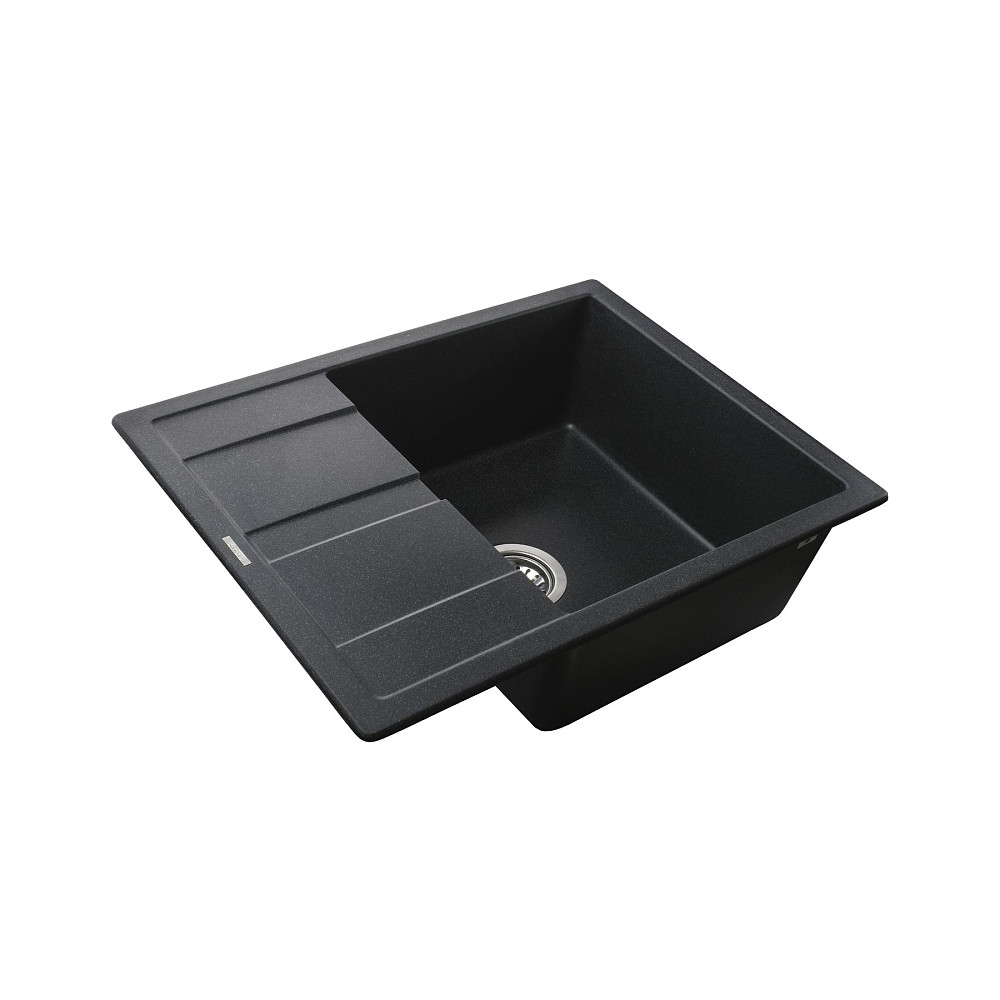 Гранітна мийка Globus Lux ONE графіт 650х500мм-А0001 Тернополь - изображение 2