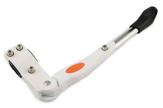 Підніжка стоянкова бічна велосипедна (біла) Мукачево