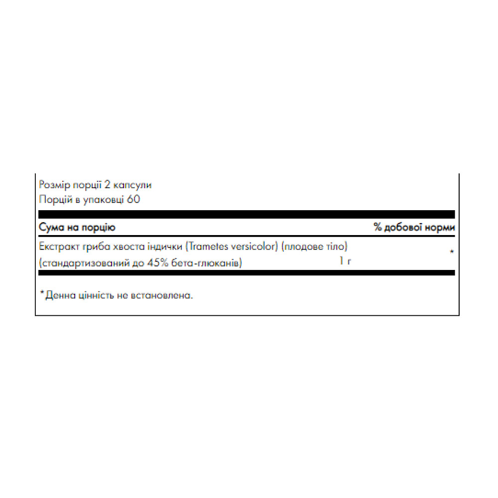 Turkey Tail Mushroom 500mg - 120 caps Луцьк - фото 2