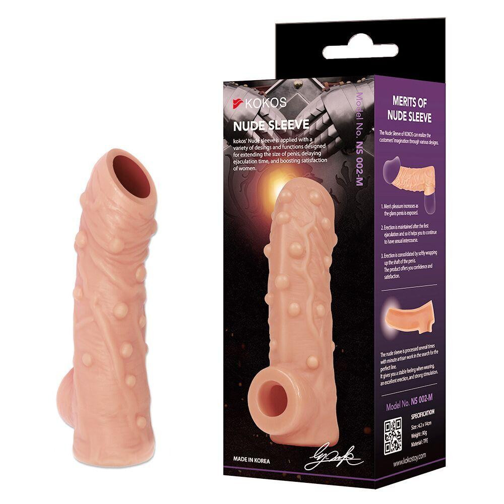 Насадка на член Kokos Nude Sleeve NS 002 S Sex Aura Киев - изображение 2