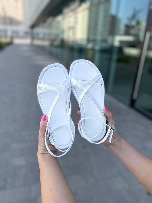 No brend Босоніжки жіночі 47 білі (літо, шкіра натуральна) (5252) 36-40 Коломия - фото 5