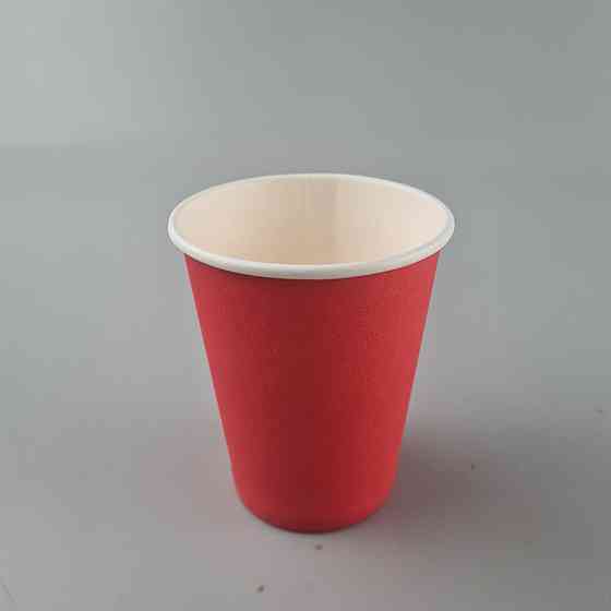 Стаканчики для кави 250 мл "ЖЕЛТО/КРАСНИЙ" Маестро h9 (50 шт.) Харків