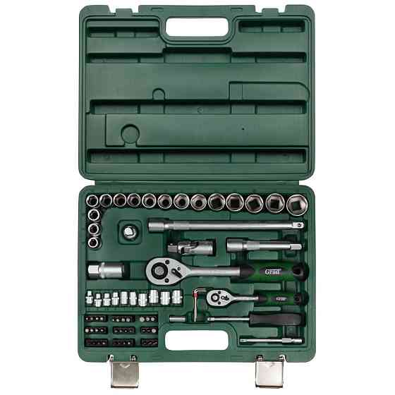 Grad Набор насадок торцевых и бит 1/4", 1/2" 72шт GRAD (6004245) Коломыя