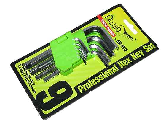 Набір шестигранників 9 пр. Alloid НШ-0912 1.5-10мм (наб.) Вінниця