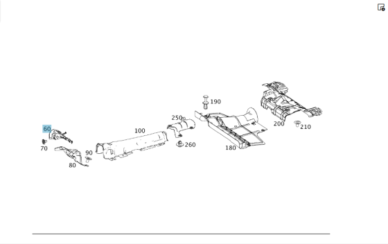 Mercedes-Benz  A2466820671 Тепловий екран на моторному щиті праворуч CLA Shooting Brake X117 CLA C117 GLA X156 B-class W242 Одеса