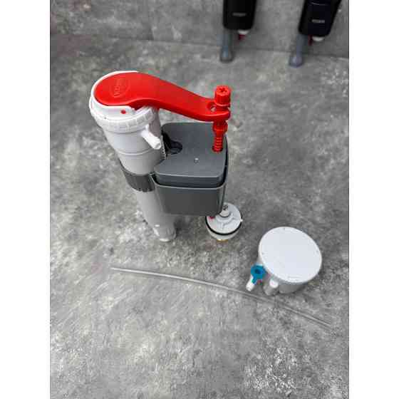 Комплект арматури: KOER KT-0304-3/8" НАПОВНЮВАЛЬНА з УНІВЕРСАЛЬНИМ підведенням + Холдер для освіжаючих пігулок для унітазу, Київ