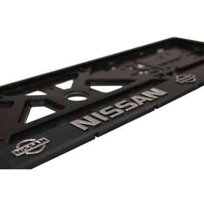 Рамка номерного знака CARLIFE пластик з об&apos;ємними літерами NISSAN (2штт) (24-013) Вінниця