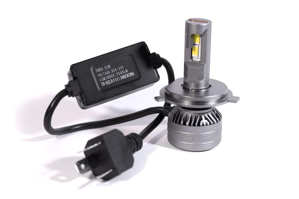 Комплект світлодіодних ламп TBS Design T8 PRO H4 12-24 V 110 W P43t 11000 lm 6000 K Харків - фото 4