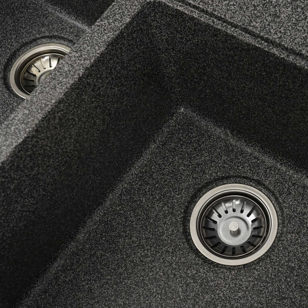 VALESO Гранітна мийка для кухні VALESO HARMONY 7850 матова Графіт Коломыя - изображение 5