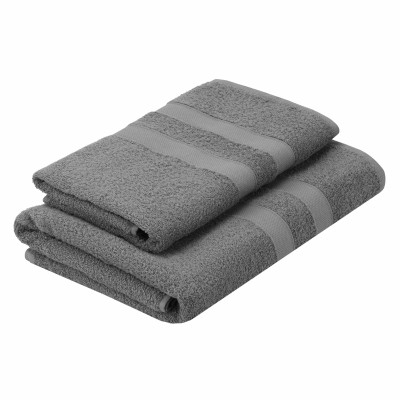 Рушник Ardesto набір махрових Splendid 50х90 см, 70х140 см, 2шт, 100% бавовна, сірий (ART2359GR) Вінниця - фото 2