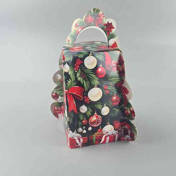 Новогодняя подарочная картонная упаковка для конфет (1000грм) №224 