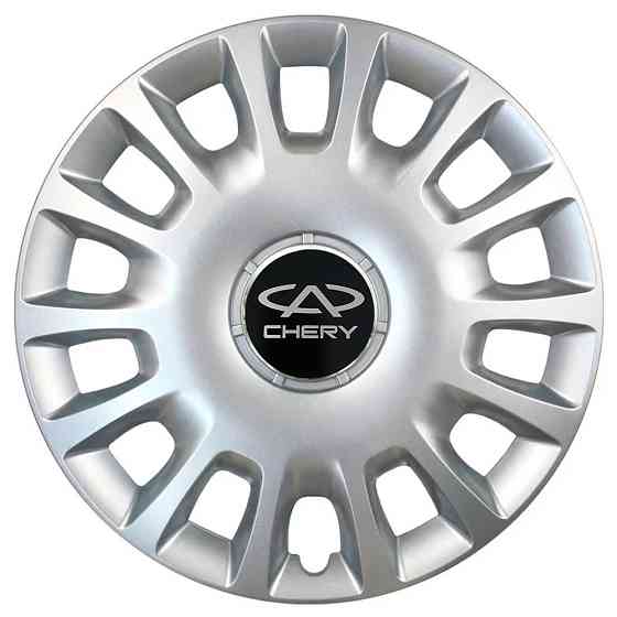 Автомобільні модельні ковпаки R13 Chery 109 4шт, SJS, сріблясті Київ
