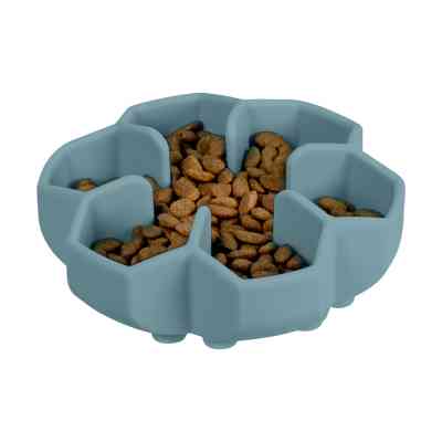 Универсальная посуда для животных WAUDOG Silicone миска для медленного питания 750 мл серая (235411) Винница