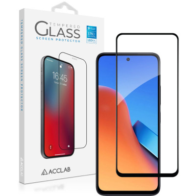 Стекло защитное ACCLAB Full Glue Xiaomi Redmi 13 Black (1283126592904) Винница - изображение 1