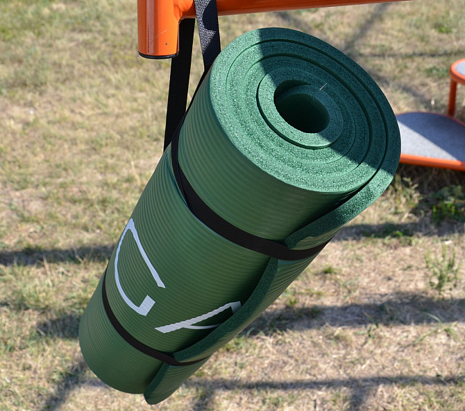 Килимок для йоги та фітнесу PowerPlay 4151 NBR Performance Mat Зелений (183x61x1.5) Кам'янське - фото 6