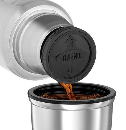 Термос 1.2 литра с ручкой для напитков Thermos 