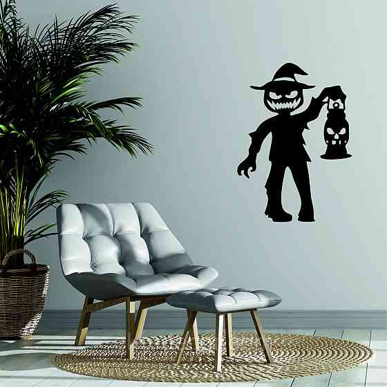 Декоративне настінне Панно «Силует дітей. Хеллоуїн», Декор на стіну Київ