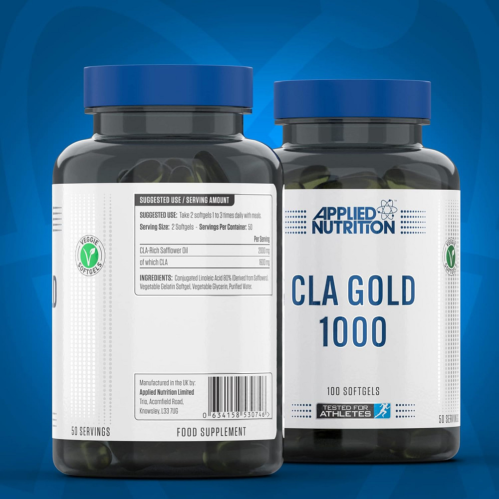 Жиросжигатель Applied Nutrition CLA Gold 1000 100 Softgels Луцк - изображение 2