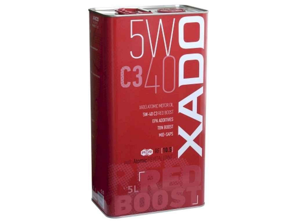 Масло моторное синтетическое C3 Red Boost, ж / б 5W-40 5 л ТМ XADO Киев - изображение 1