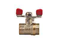 Кран шаровый 1/2" гг бабочка Харків