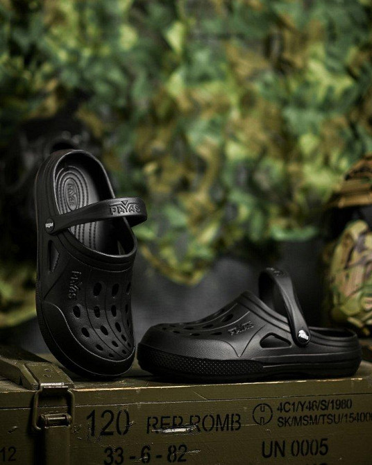 Кроксы черные ДЛ6587 Одесса - изображение 9