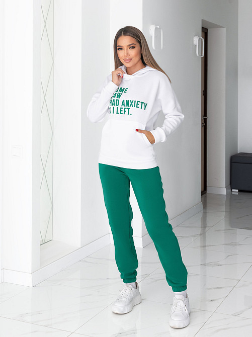 Женский теплый спортивный костюм 