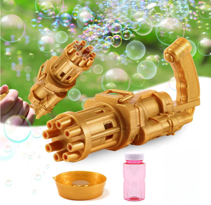 Генератор мильних бульбашок Bubble Gun Blaster "Кулемет" Bambi BB-04893 Вінниця - фото 1