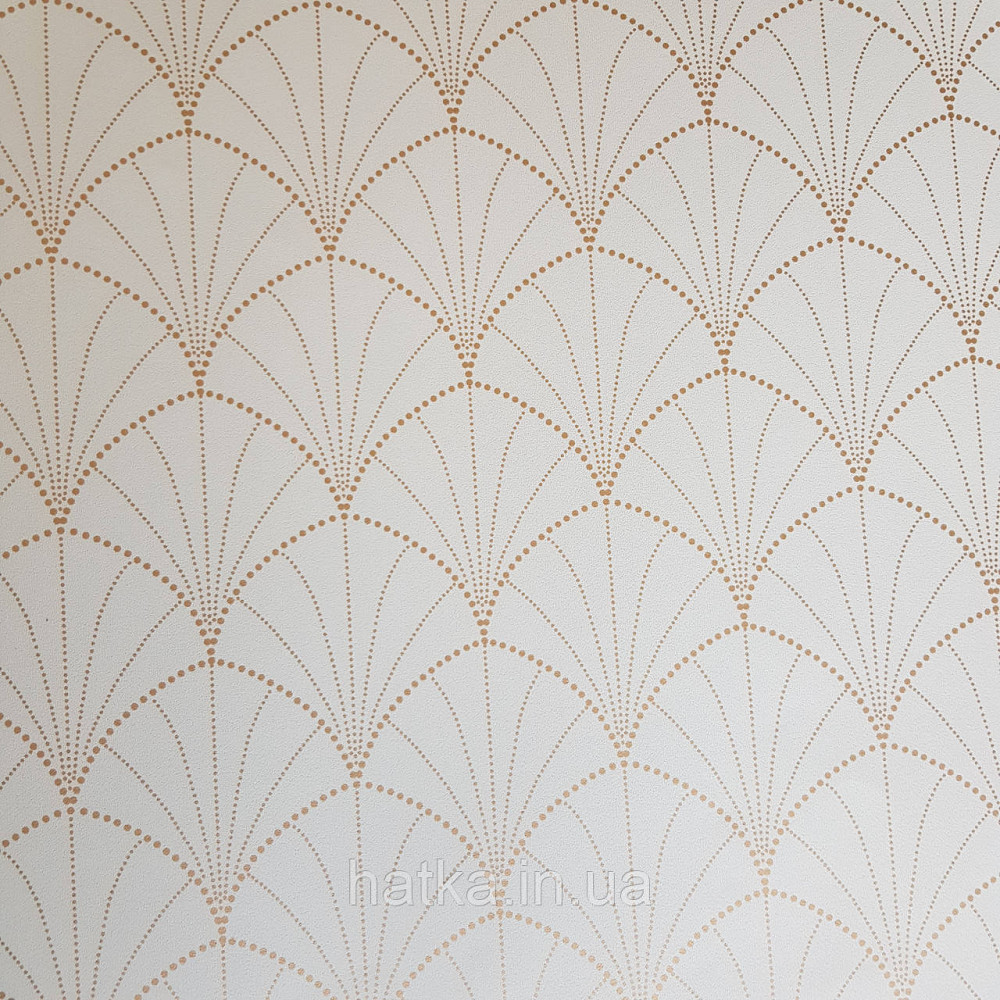 Шпалери вінілові на флізелін Caselio The Place to bed 0.53х10 м геометрія фігури смуги золотом на салатовому Київ - фото 3