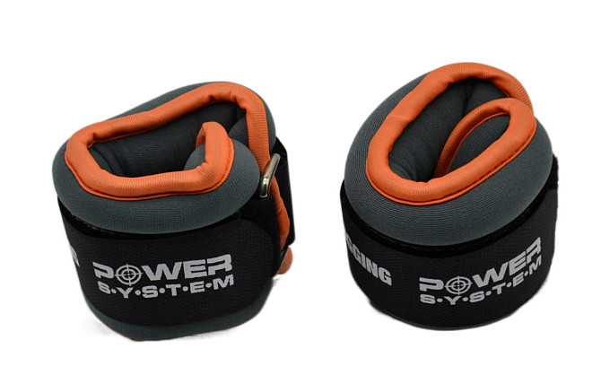 Обважнювачі-манжети для ніг та рук Power System PS-4045 Ankle Weights (2шт.*0.5 kg) (пара) Кам'янське - фото 2